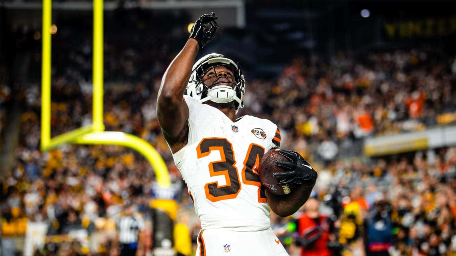 Jerome Ford Celebration After Touchdown Wallpaper