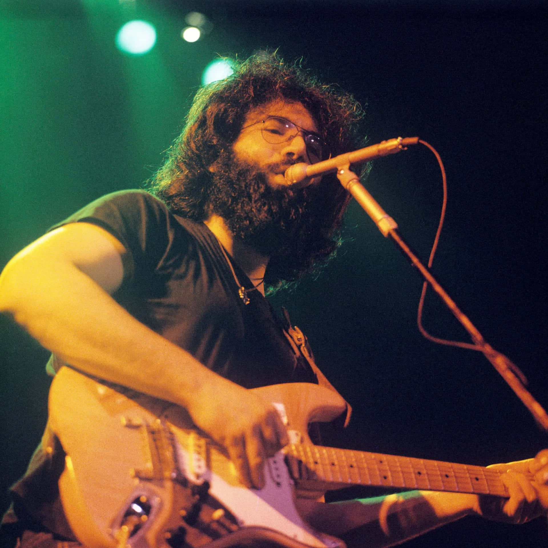 Jerry_ Garcia_ Performing_ Live Wallpaper