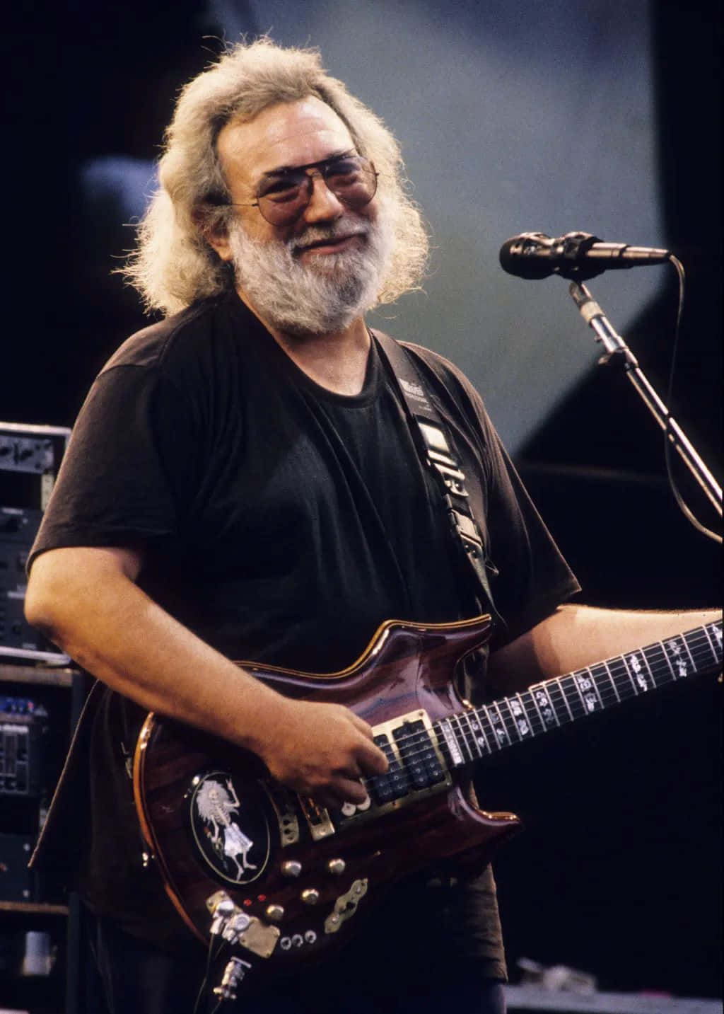 Jerry Garcia Performing Live Wallpaper