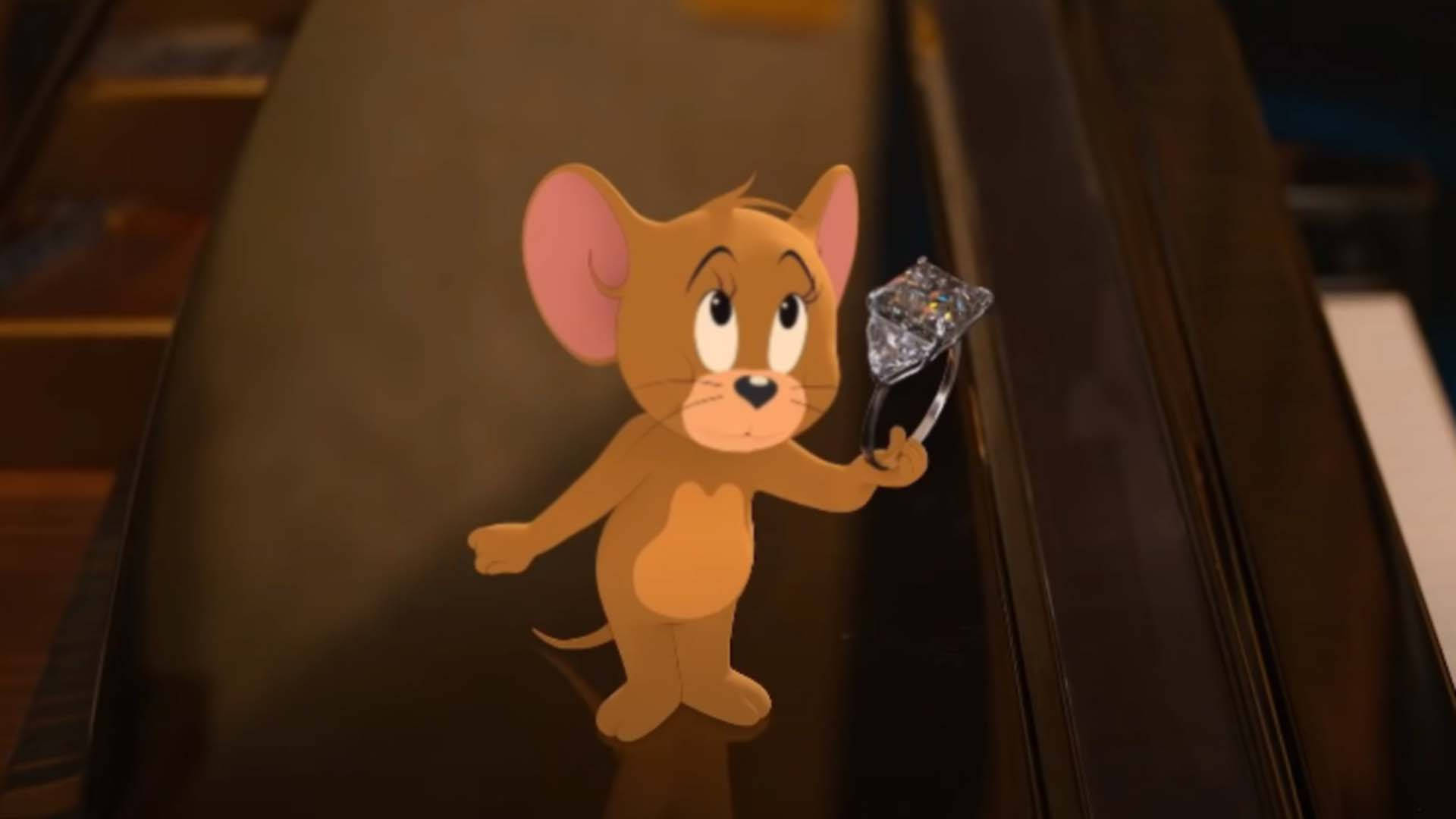 Jerry Mouse Wedding Ring
