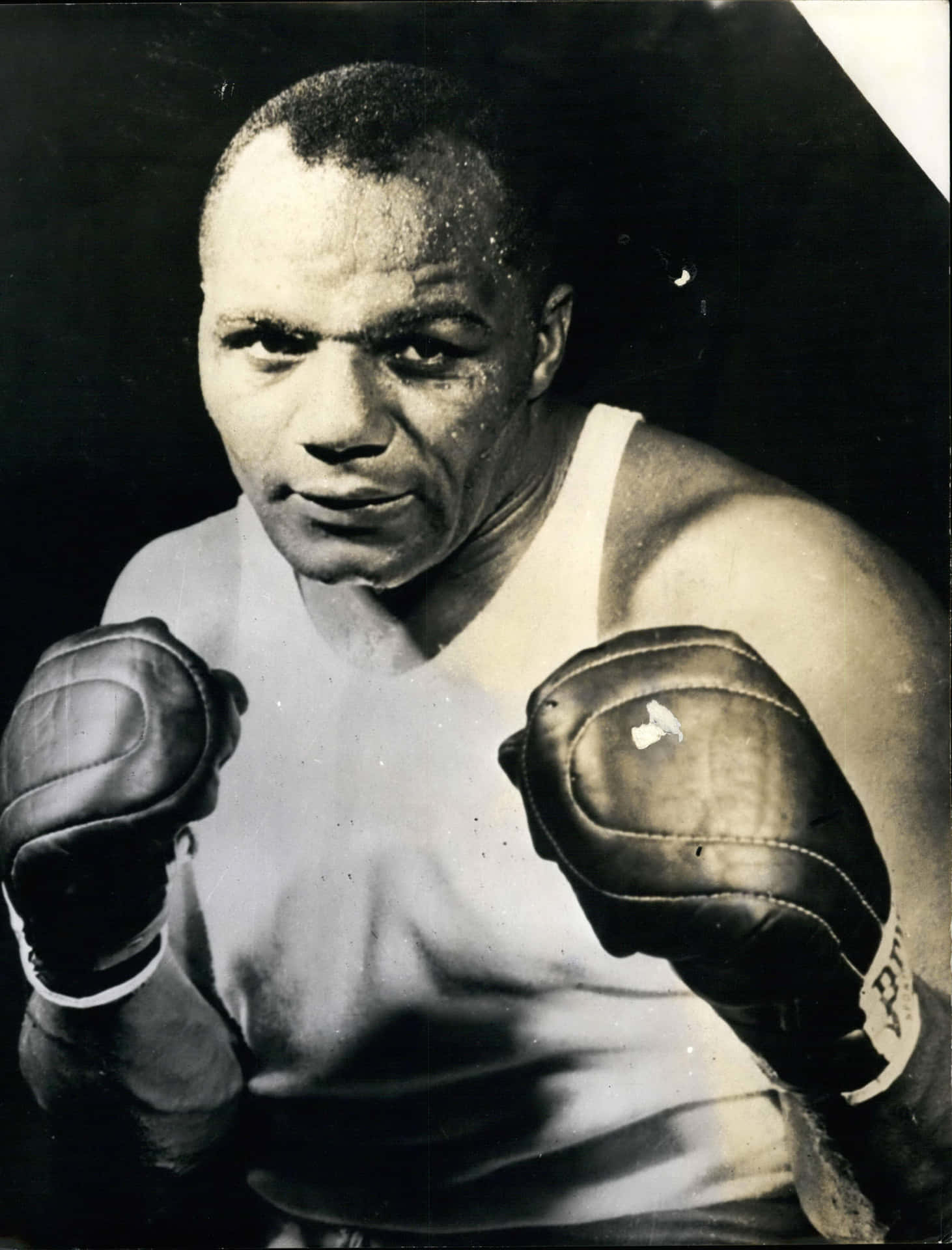 Oude Portret Van Jersey Joe Walcott Achtergrond