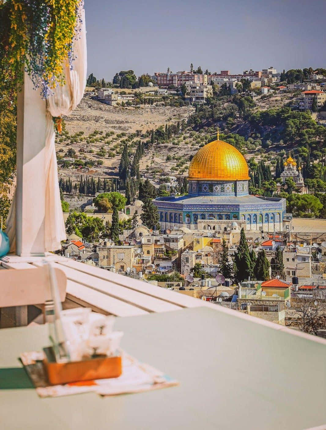 Jerusalem Domeofthe Rock View Wallpaper
