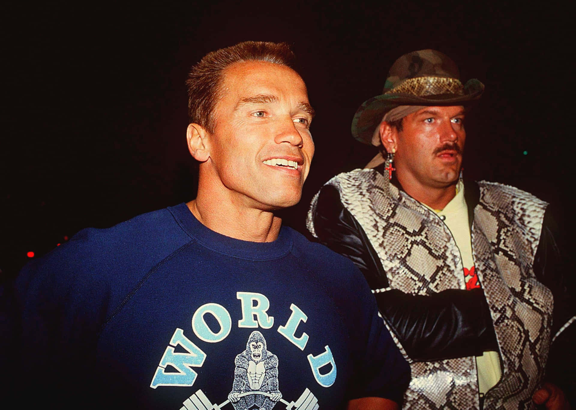 Jesse Ventura Arnold Schwarzenegger Background