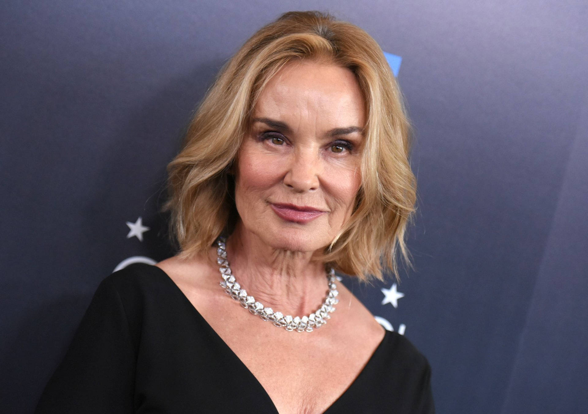 Jessica Lange With Stunning Necklace Wallpaper