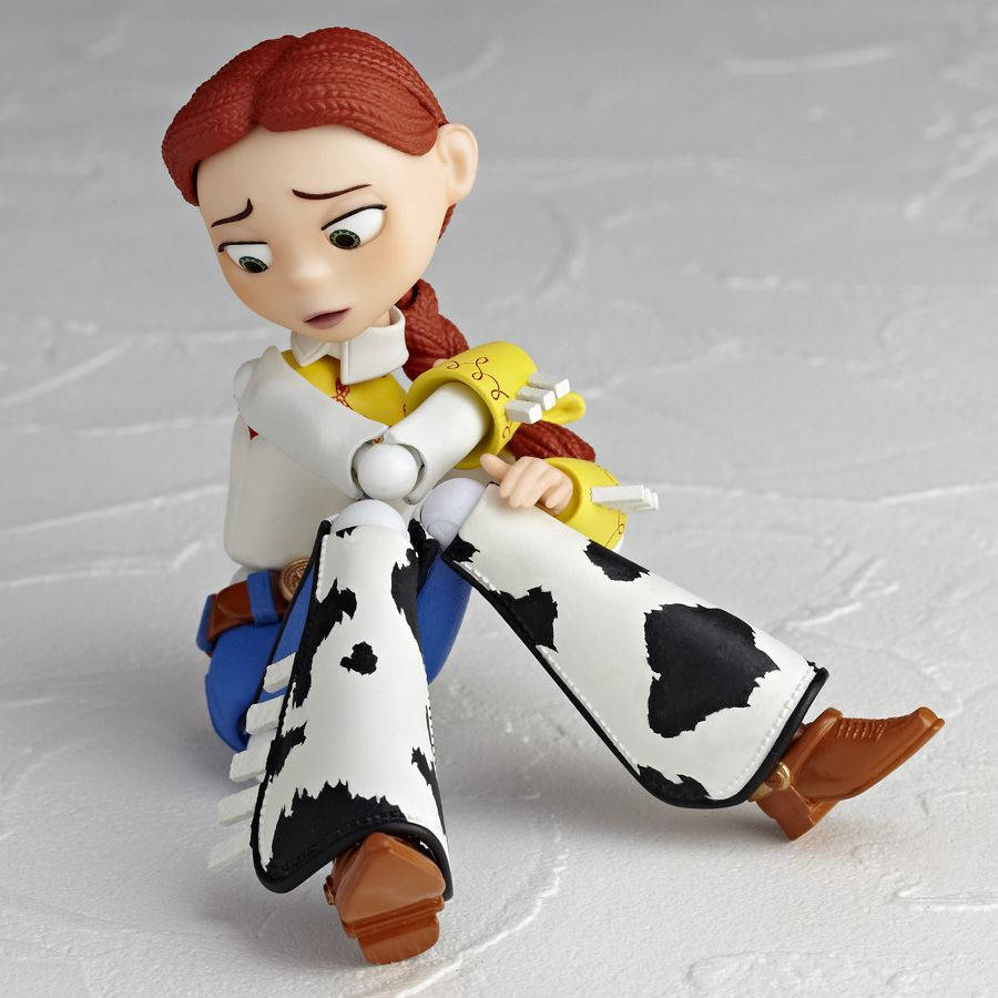 Jessie Toy Story Cow Pattern Pants Background