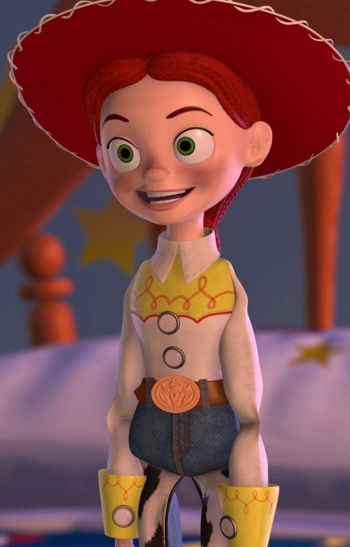 Jessie Toy Story Excited Face Background