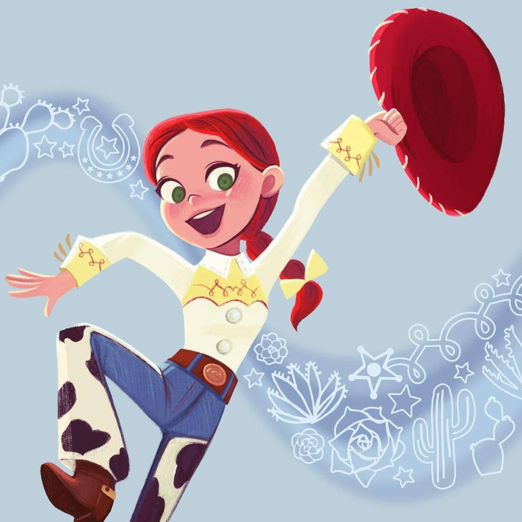 Jessie Toy Story Jolly Art Background