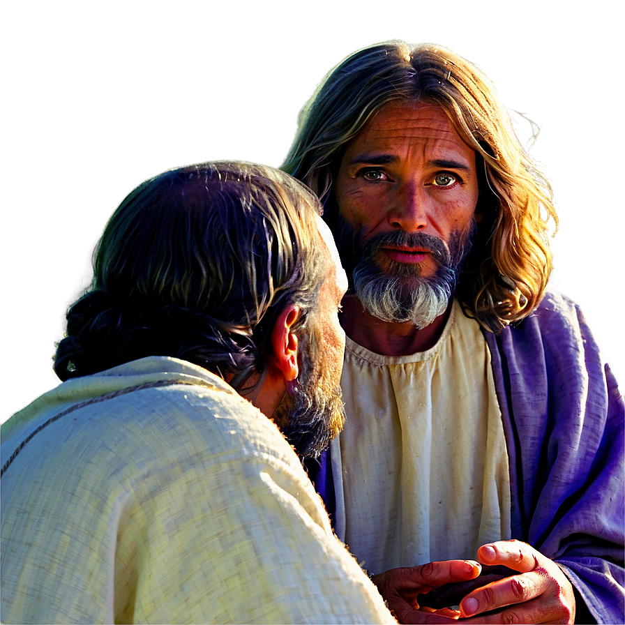 Download Jesus And Nicodemus Png 05032024 | Wallpapers.com