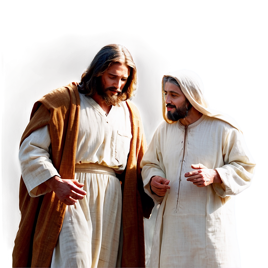 Download Jesus And Nicodemus Png Eqy43 | Wallpapers.com