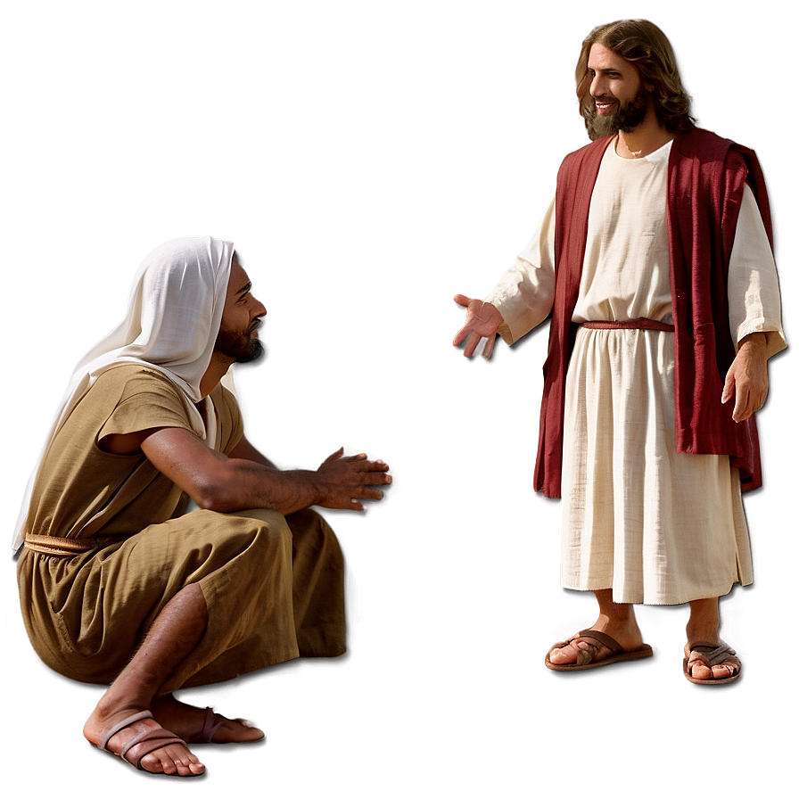 Jesus And The Canaanite Woman Png Pla PNG