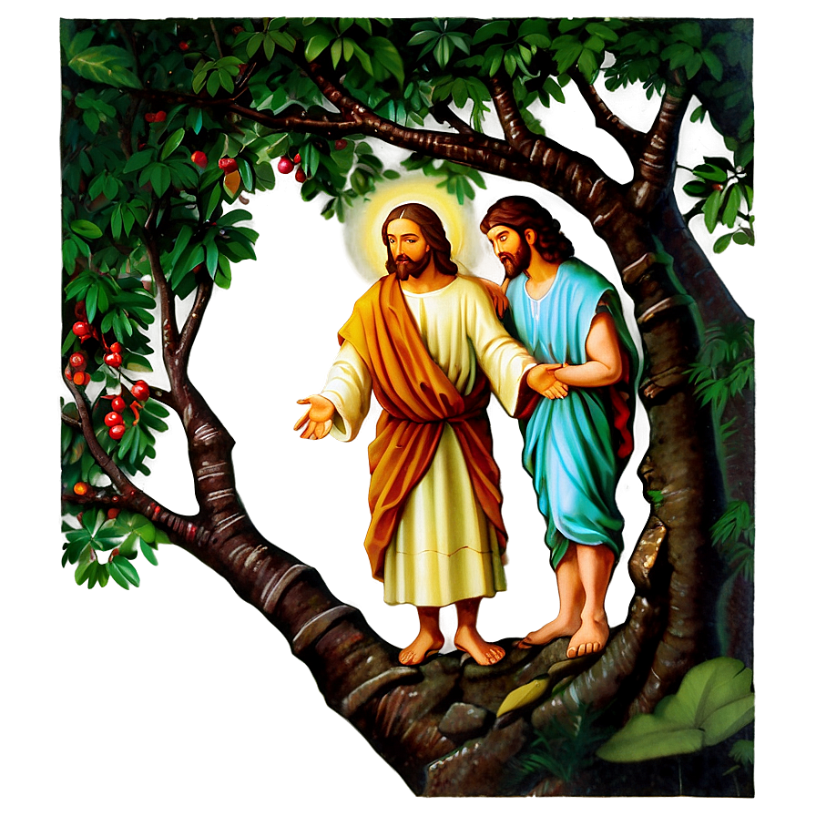 Download Jesus And Zacchaeus Png 05032024 | Wallpapers.com