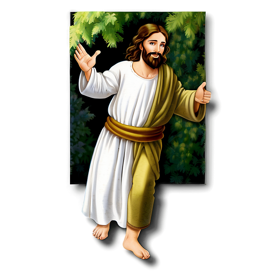 Jesus And Zacchaeus Png Fqi PNG