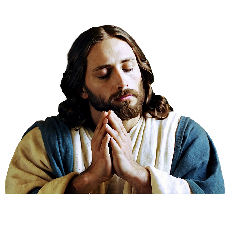 Jesus Christ In Prayer Png 85 PNG