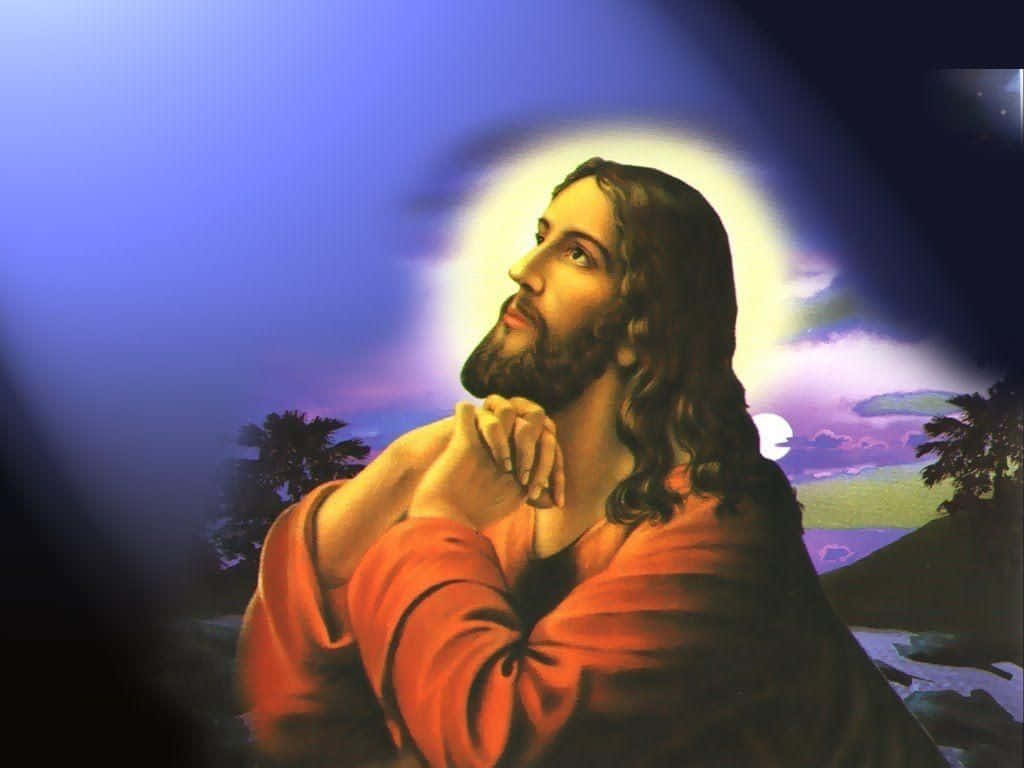 Jesus Christ Praying Picture