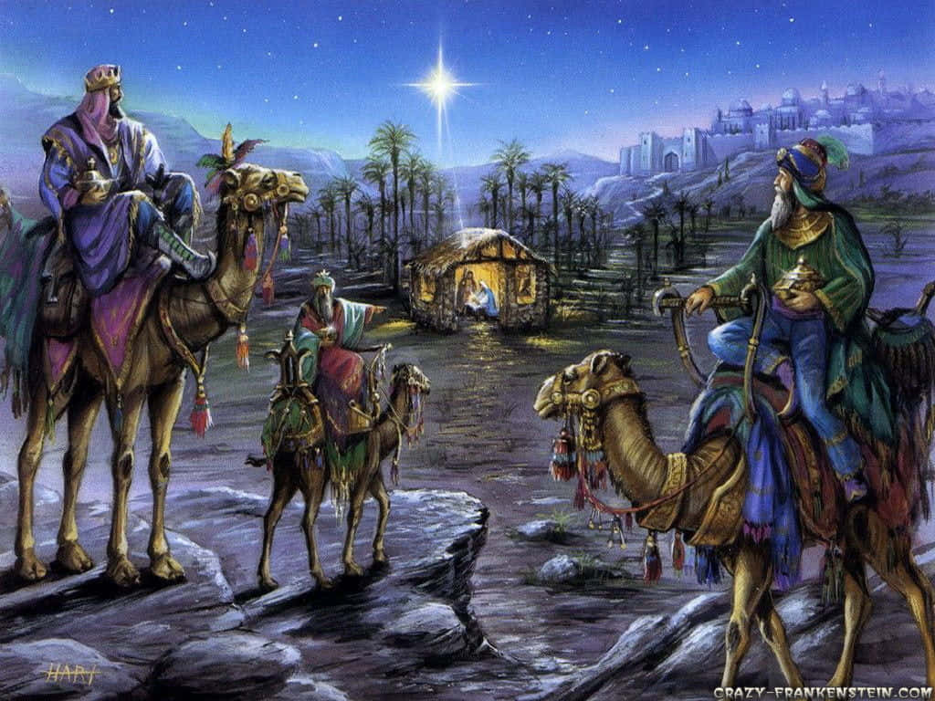 The Birth of Jesus at Christmas Wallpaper