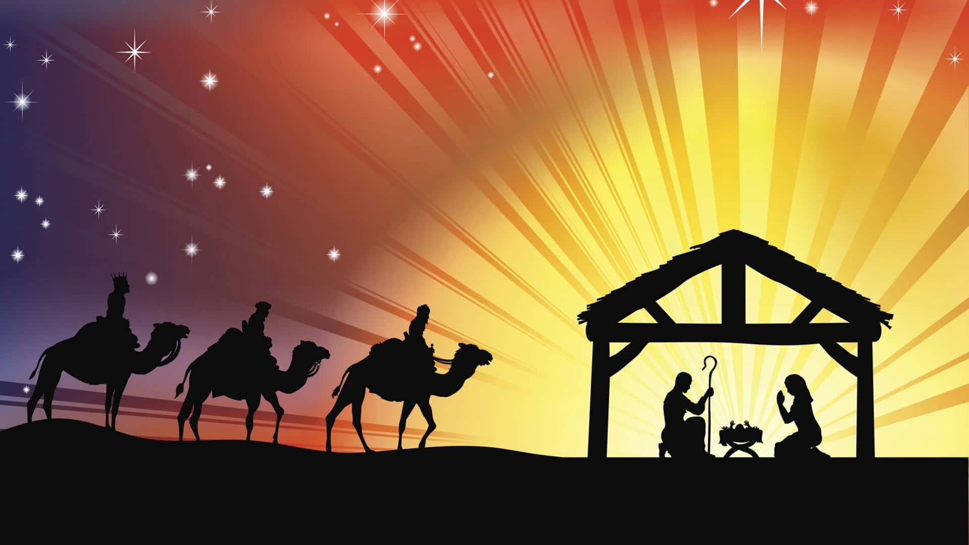 Celebrate Jesus on Christmas Wallpaper