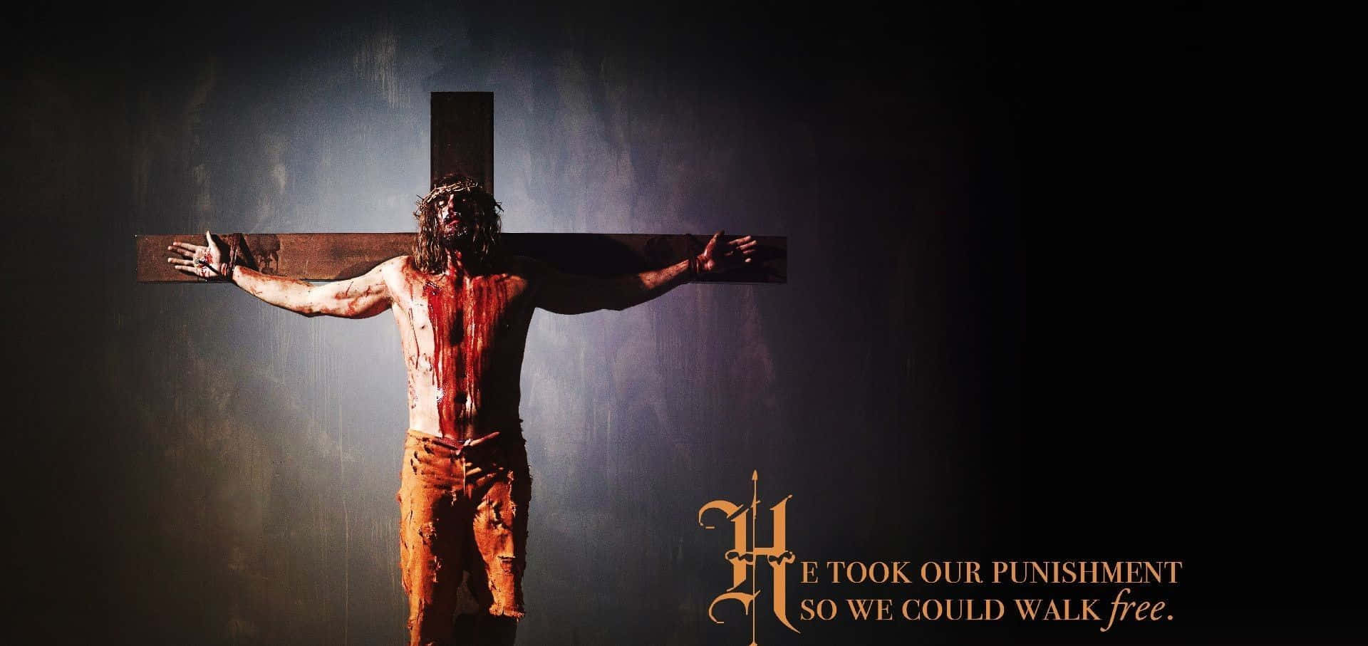 Jesus Christ Crucifixion on the Cross Wallpaper