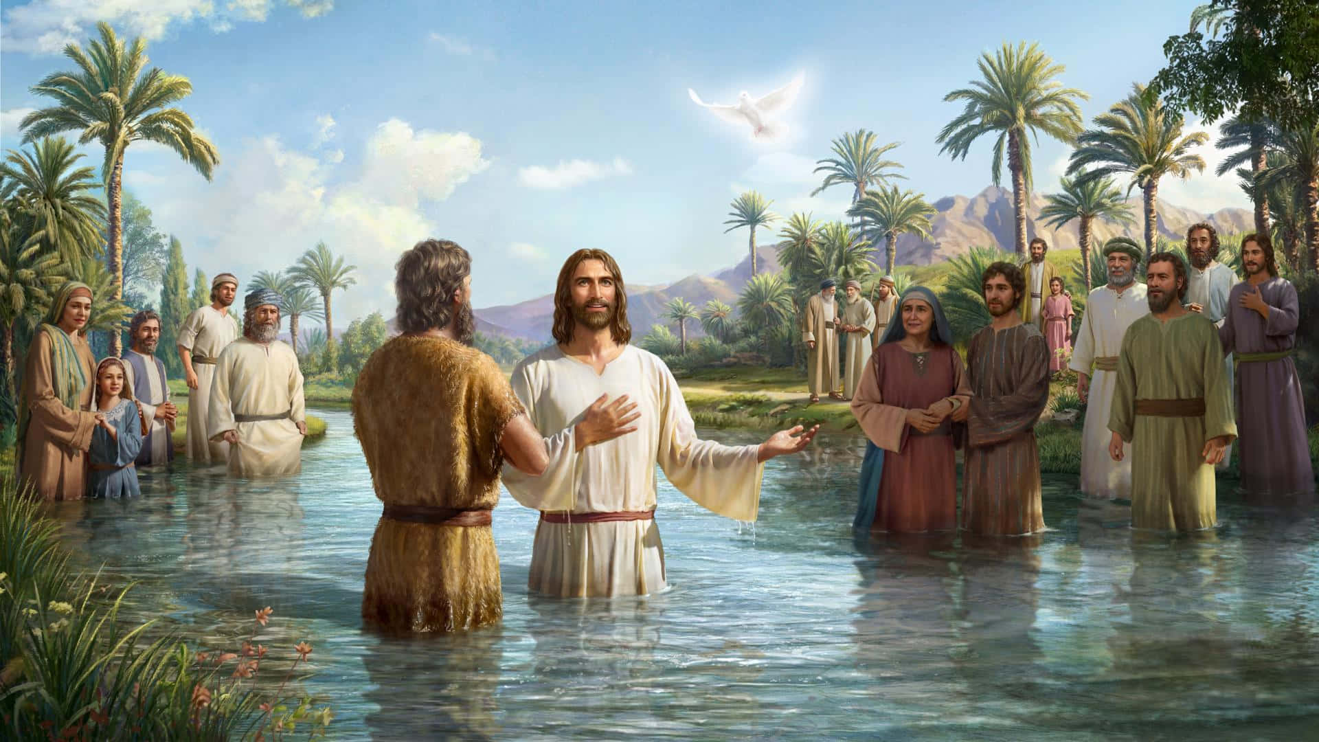 John The Baptist And Jesus God Picture