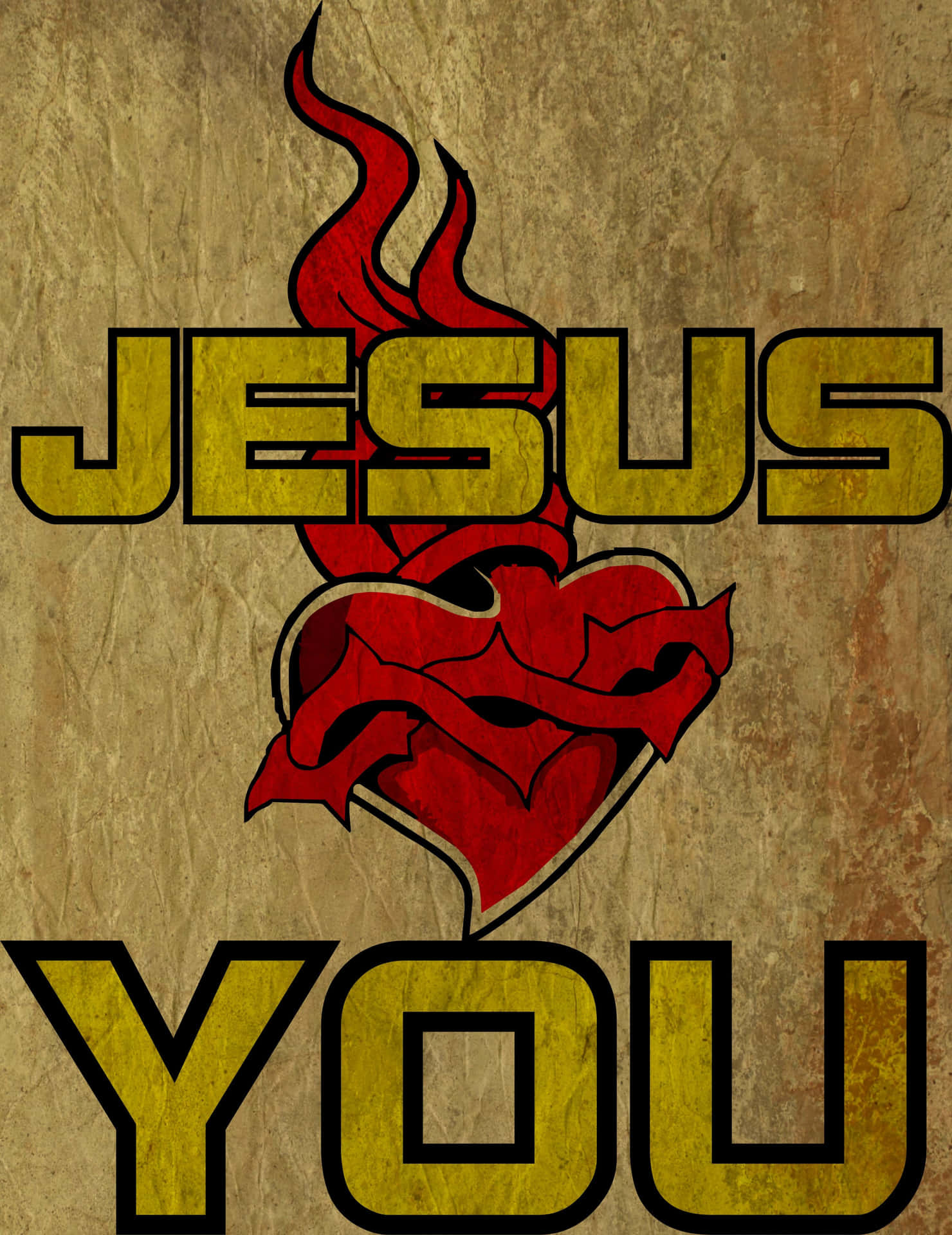 Download Jesus Loves You Wallpaper 