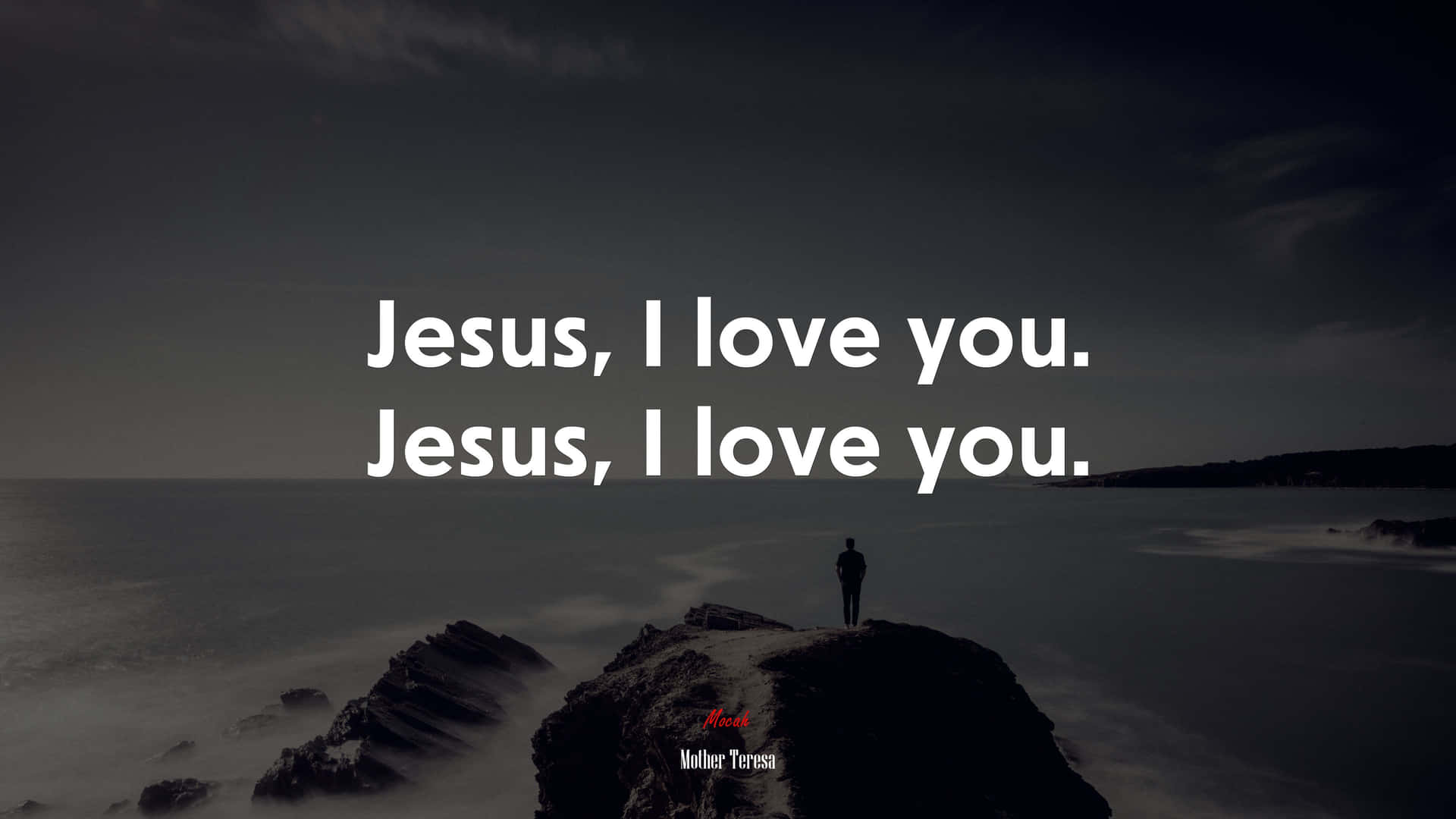 Let Jesus’ love wash over you. Wallpaper