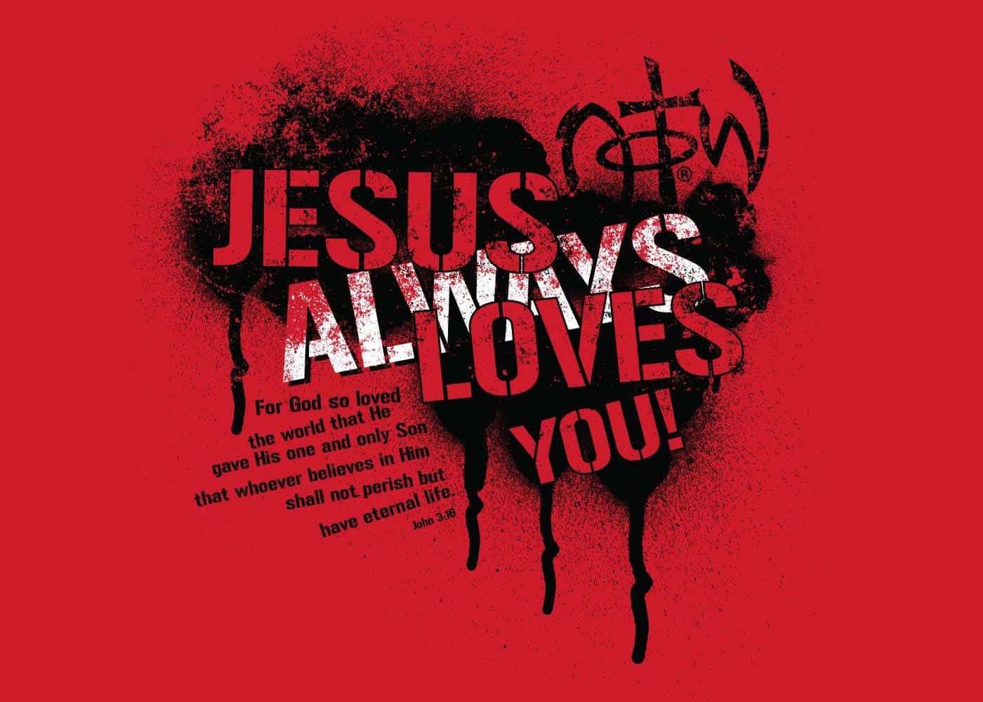 Share The Unconditional Love Of Jesus Wallpaper