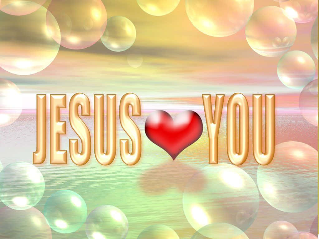 Jesu elsker dig uanset hvad Wallpaper