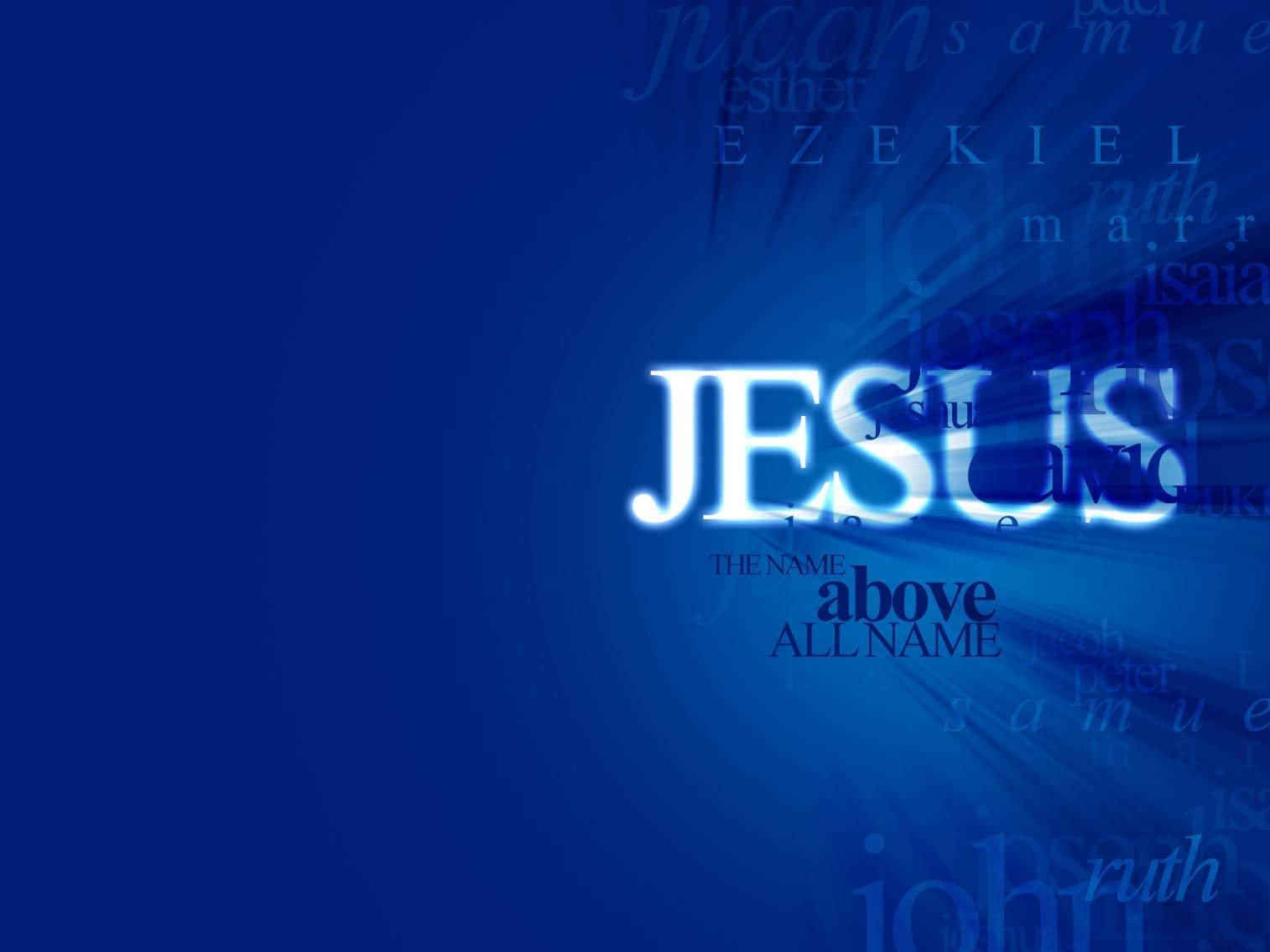 "Jesus, the Son of God and our Savior" Wallpaper