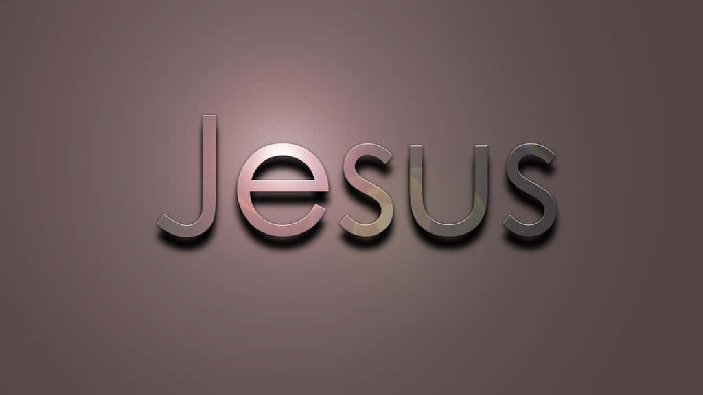 Navnet Jesus bringer trøst og håb til mange. Wallpaper