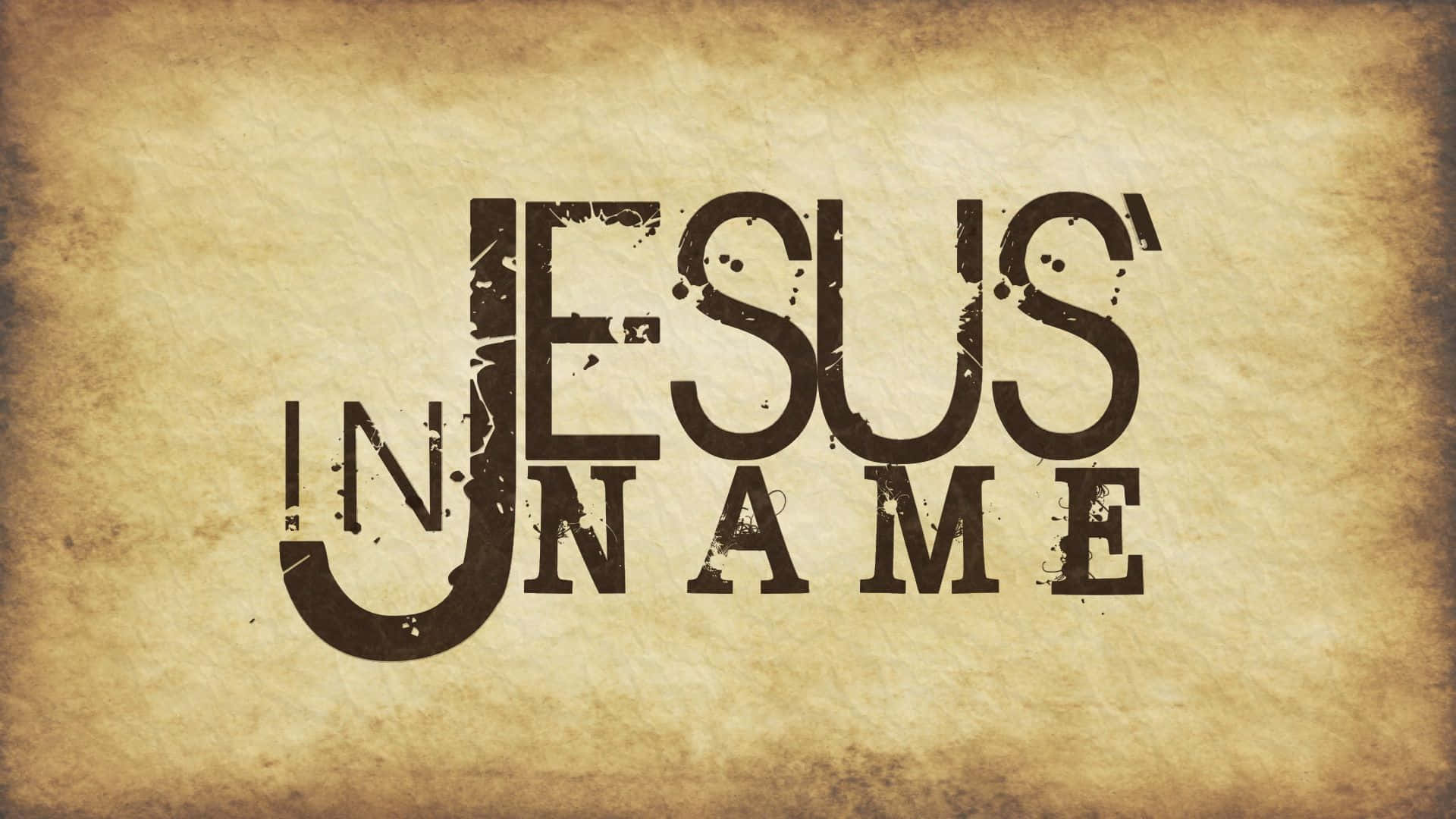 Glæd dig i Jesu navn. Wallpaper