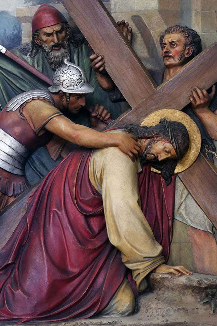 Immagineravvicinata Di Gesù Sulla Croce