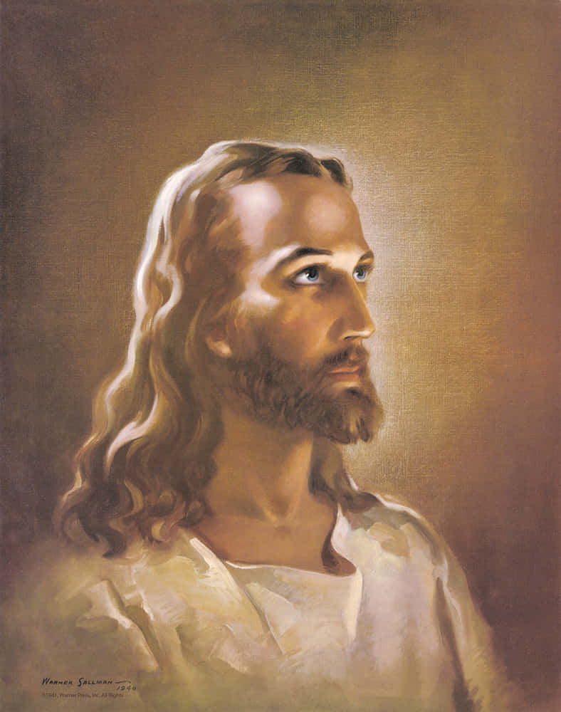 Jesus Christ By Warner Sallman Picture