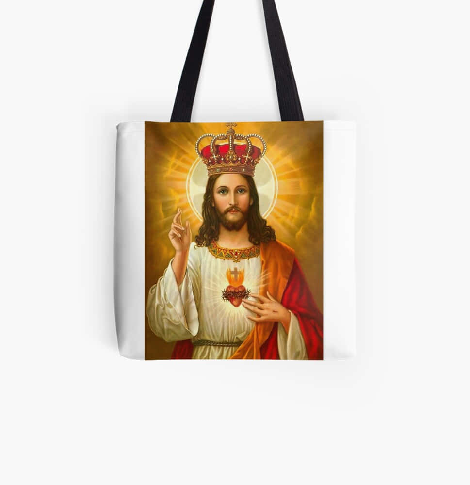 Jesus Canvas Bag Picture