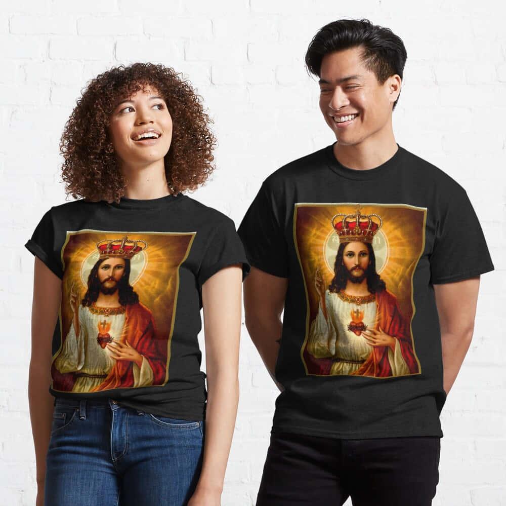 Jesuschrist T-shirt Druck Bild