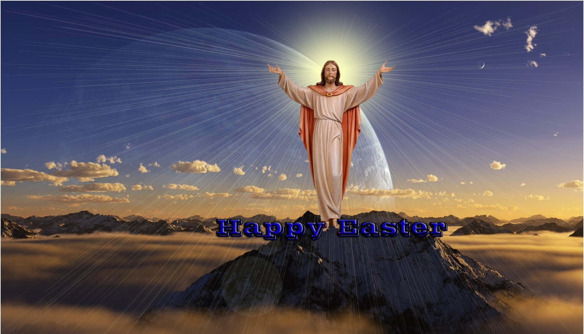 Jesus Christ Triumphs Over the Grave Wallpaper