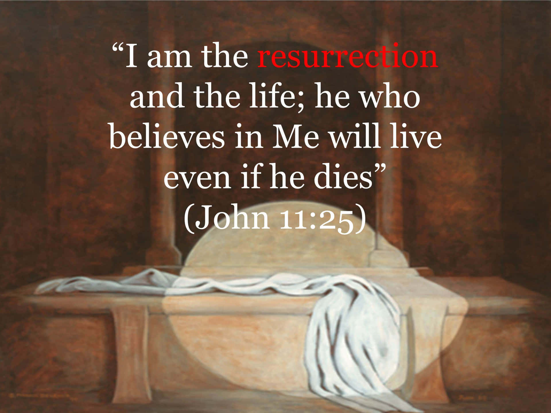 The Miraculous Resurrection of Jesus Christ Wallpaper