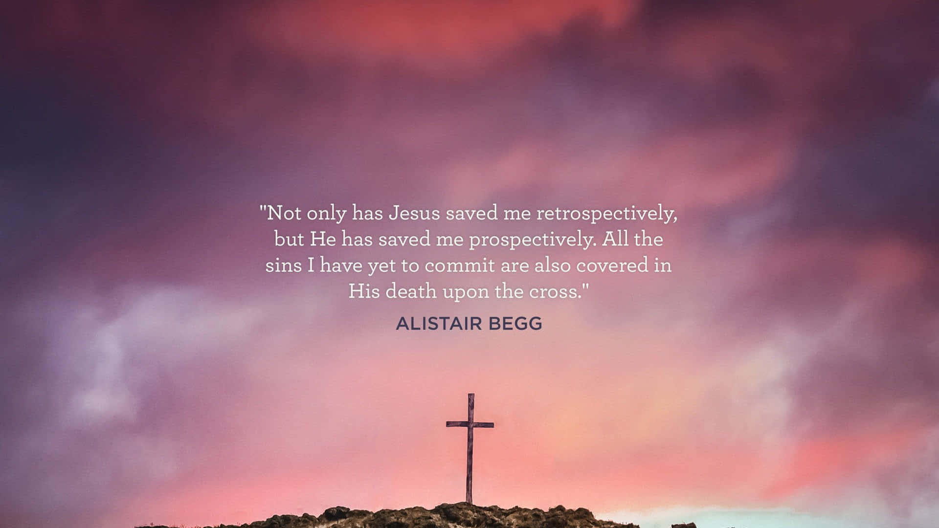 Jesusräddar Oss Från Våra Synder. Wallpaper