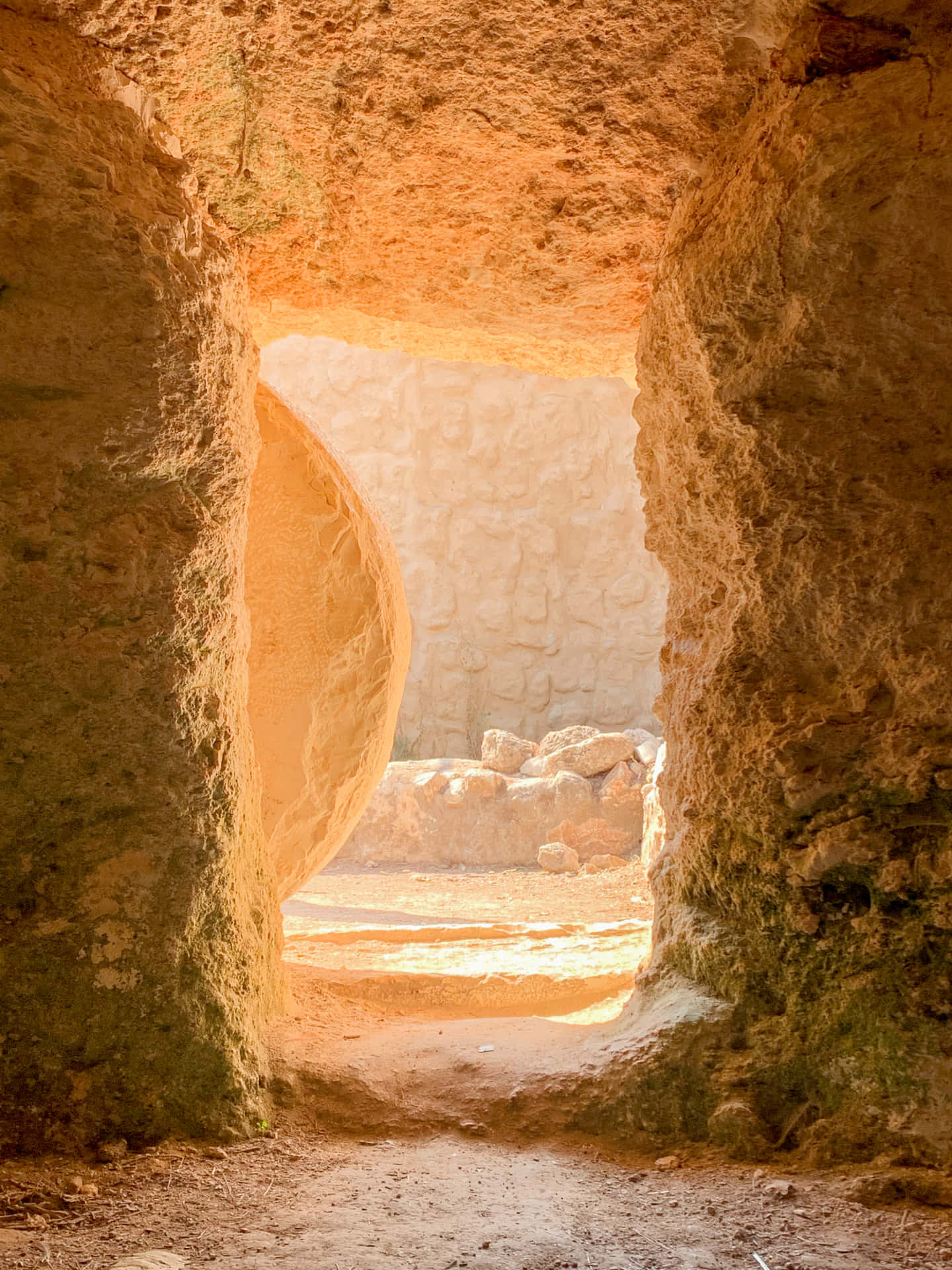 Fotodel Telefono Della Tomba Vuota Di Gesù