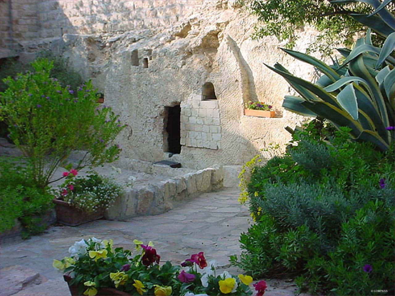The Garden Jesus Tomb In Jerusalem Picture