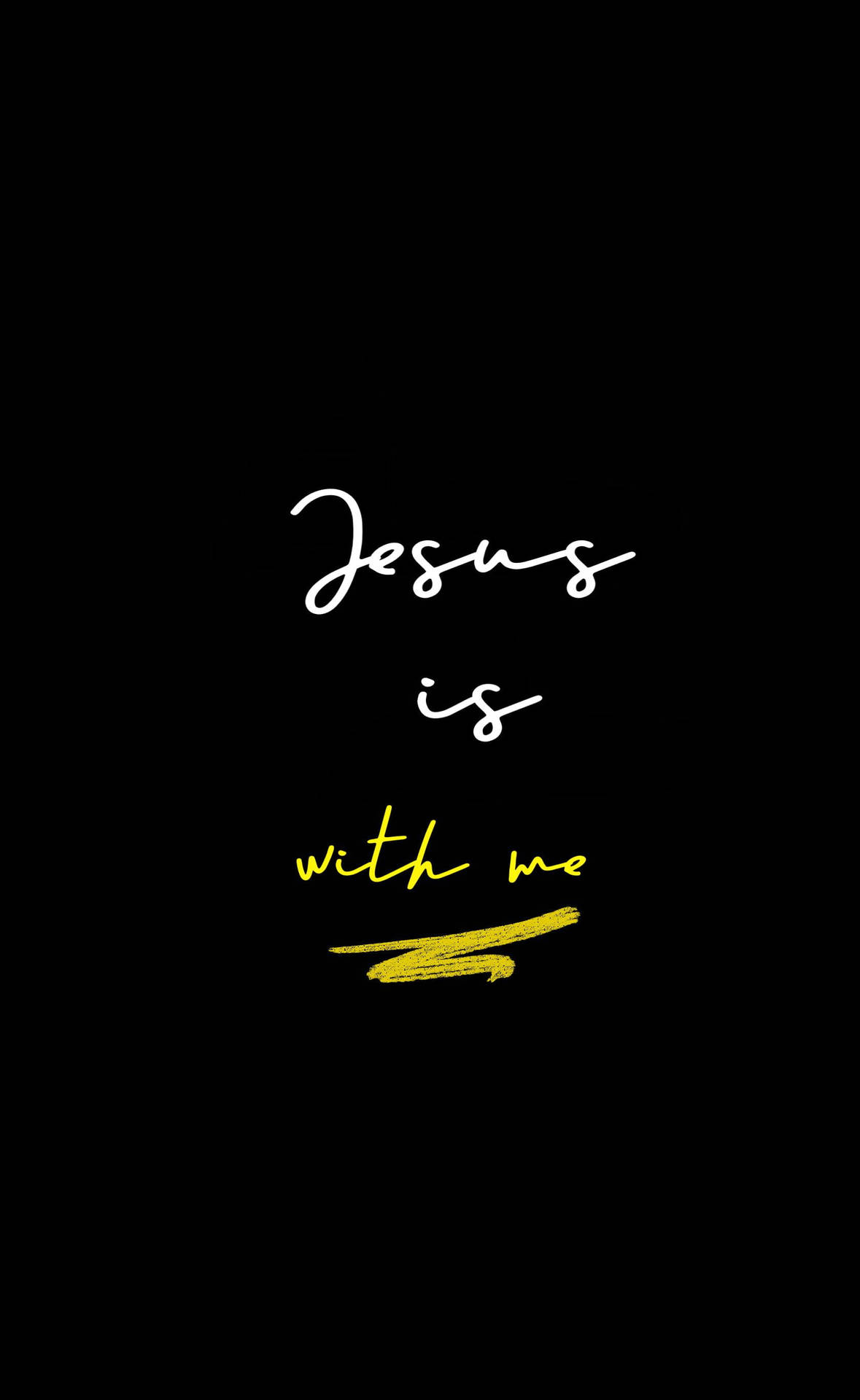 Jesus With Me Jesus 4K iPhone Wallpaper