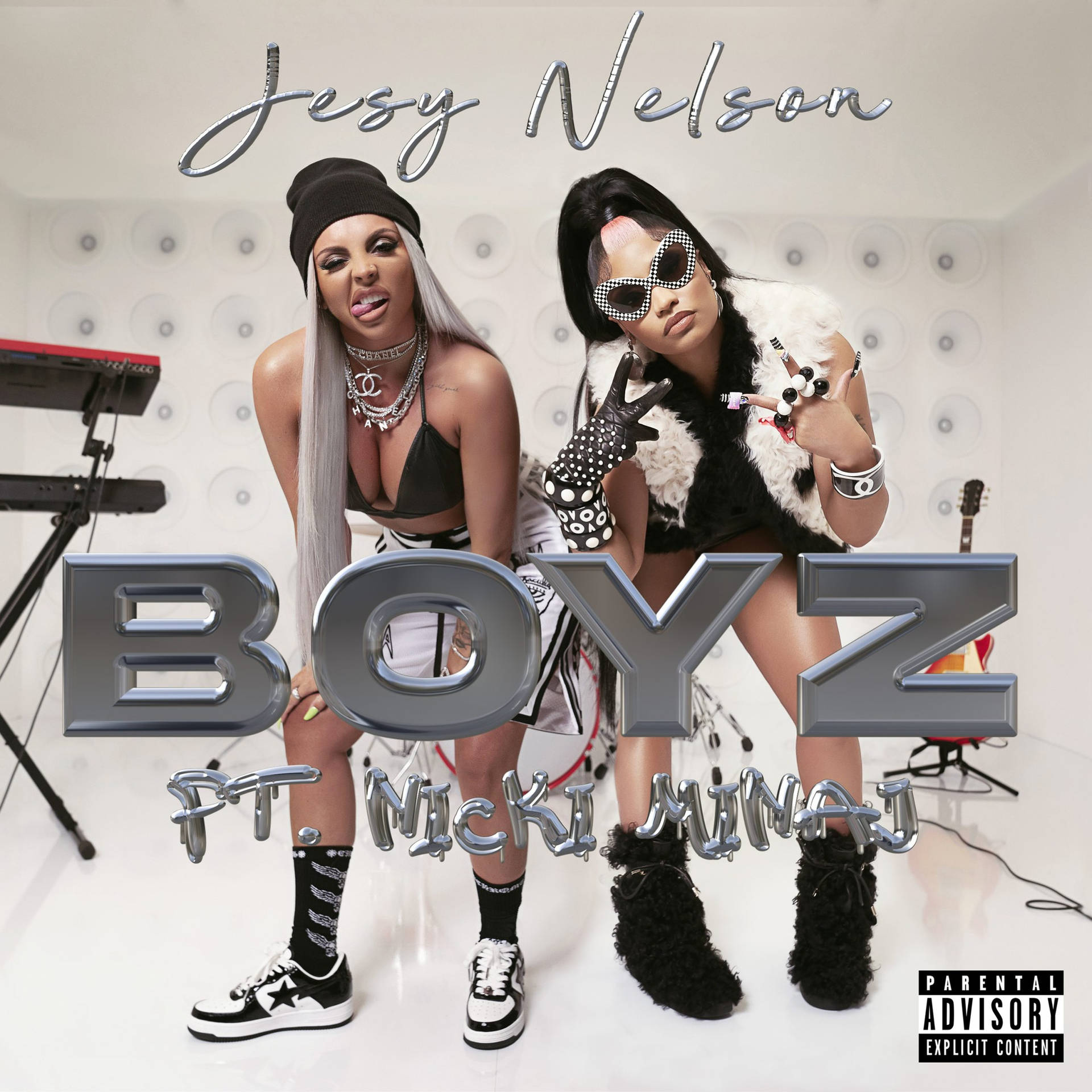 Jesy Nelson With Nicki Minaj Background