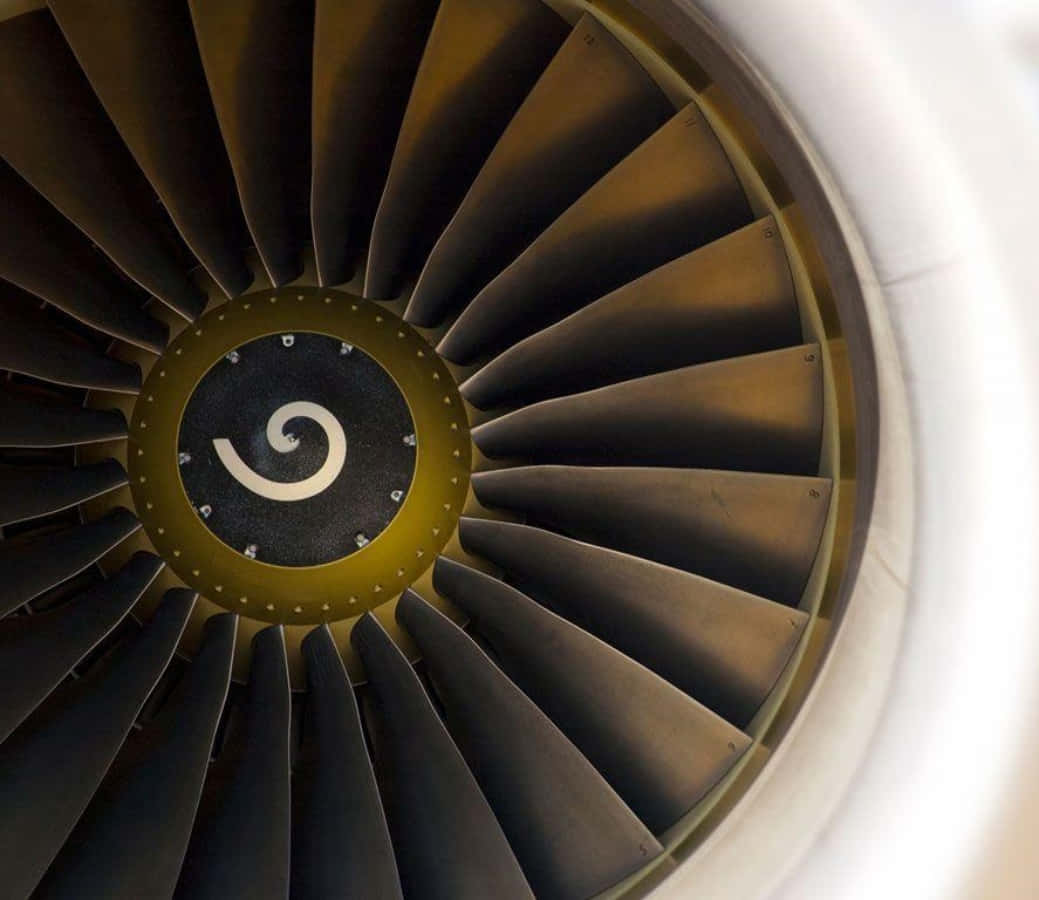 Jet Engine in Operation Wallpaper