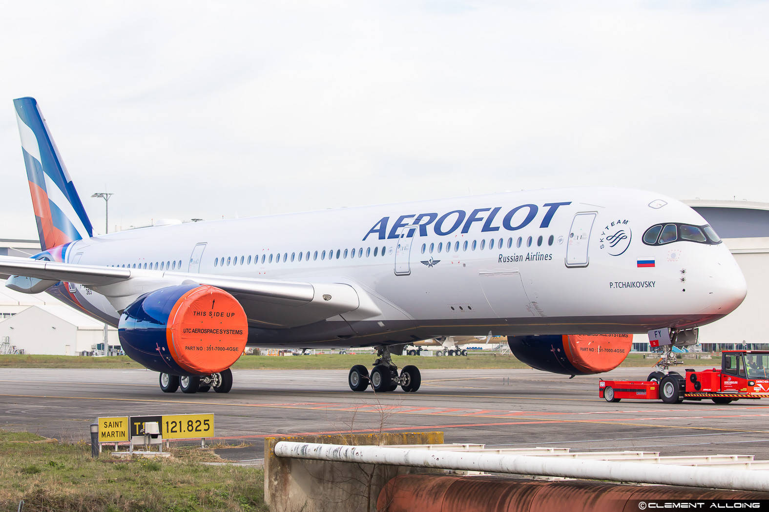Motorde Avión Aeroflot Fondo de pantalla