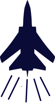 Jet Fighter Silhouette PNG
