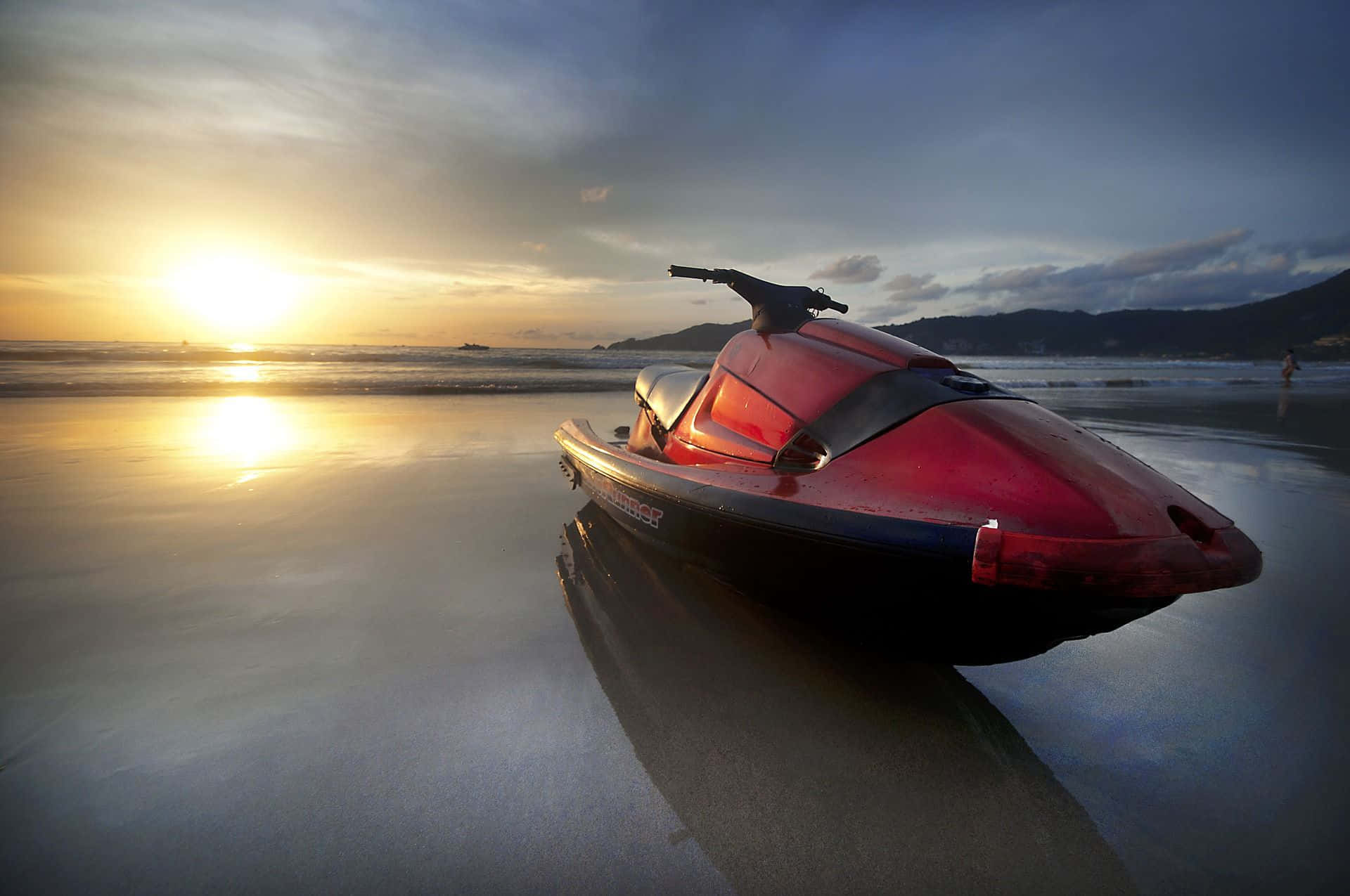 Jet Ski And Sunset Picture