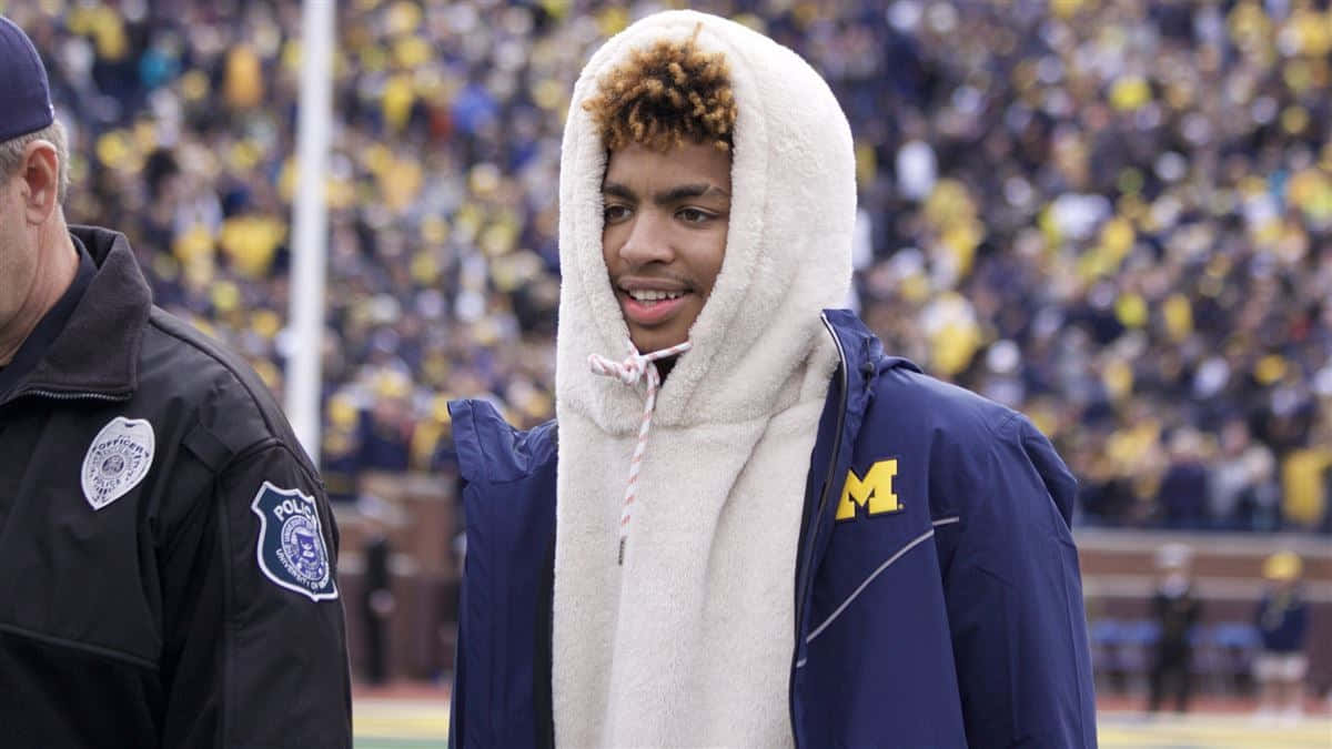 Jett Howard Au Michigan Stadium Fond d'écran