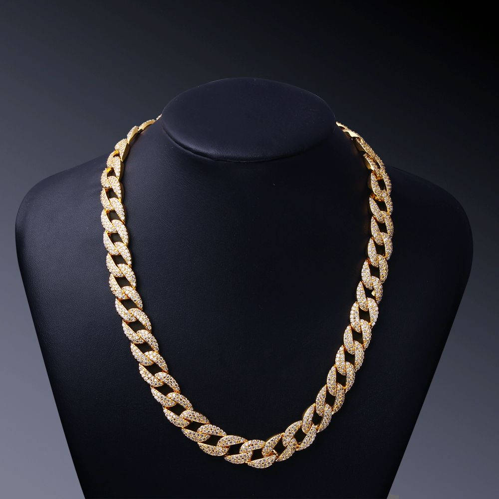 Jewelry Gold Chain With Diamonds