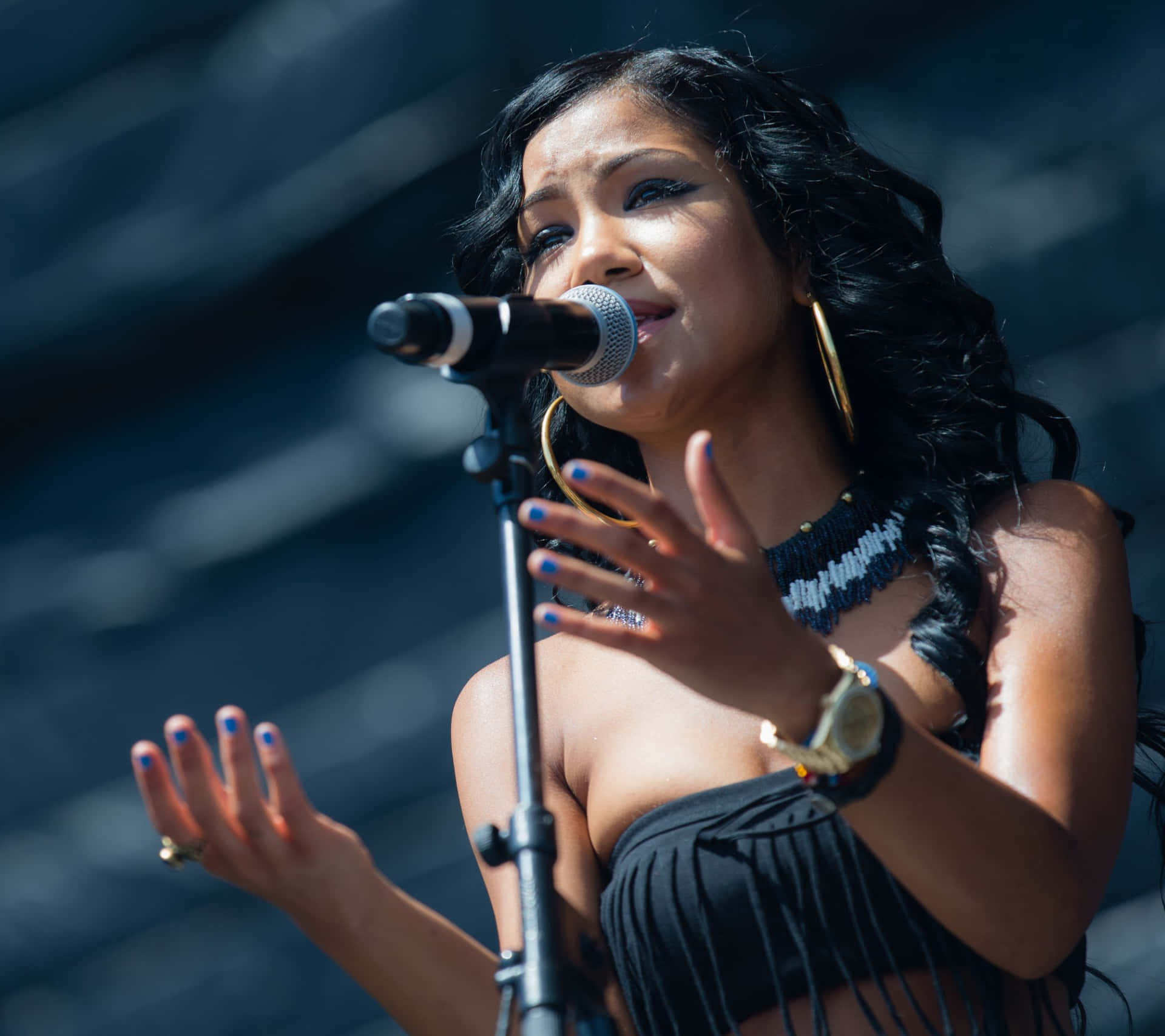 Jhene Aiko Soulful Melodies Wallpaper Wallpaper