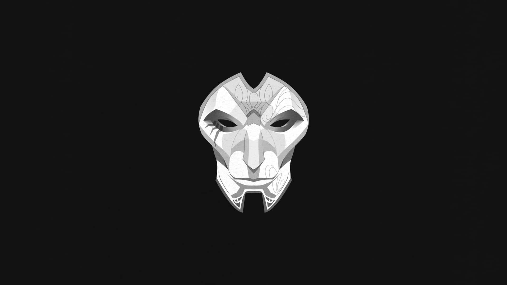 Jhin Mask Artwork Wallpaper