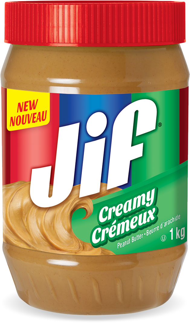 Jif Creamy Peanut Butter1kg PNG
