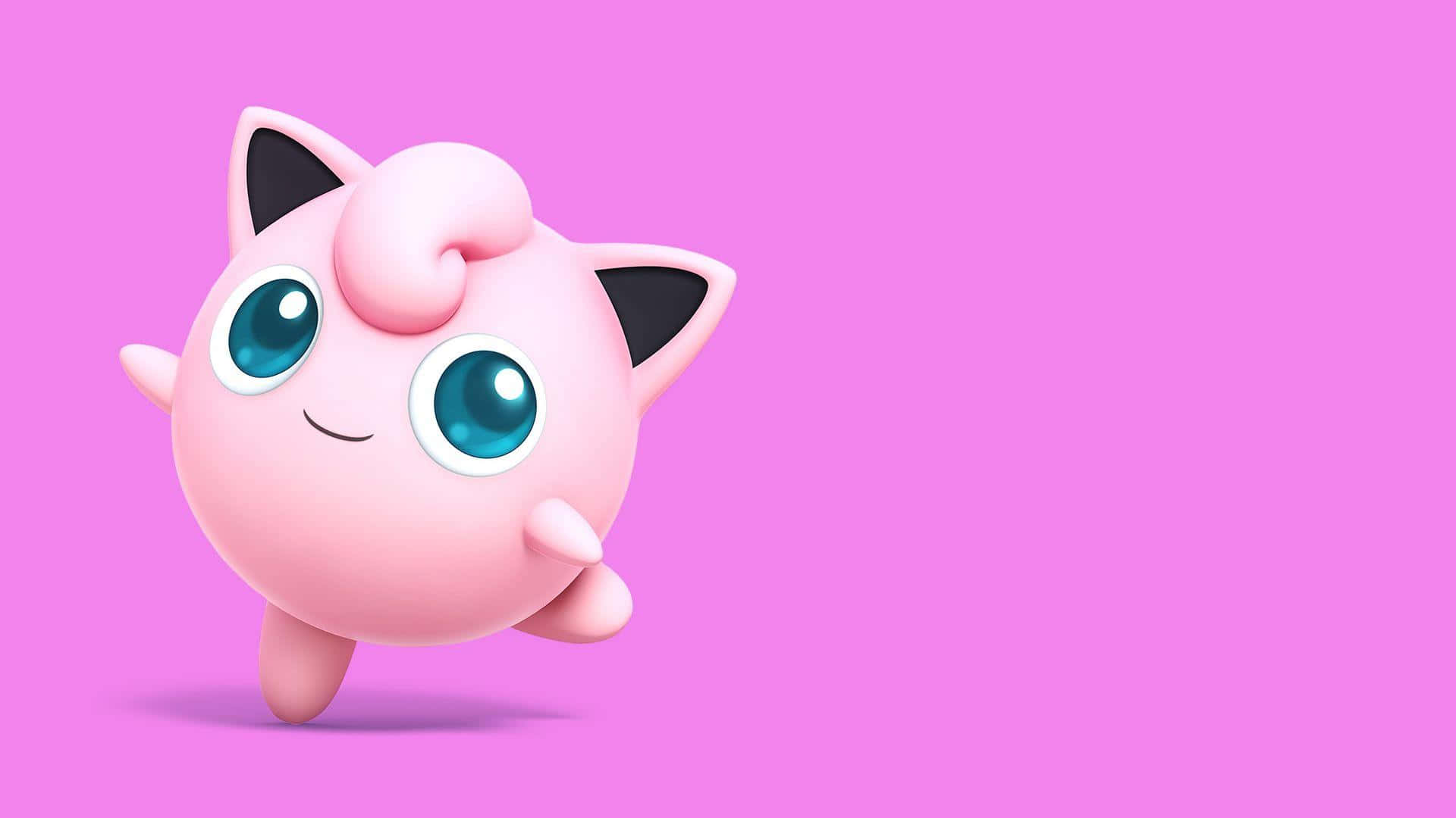"Jigglypuff: an iconic image from the pop culture phenomenon, Pokemon!"